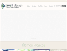 Tablet Screenshot of javalidesign.com.br